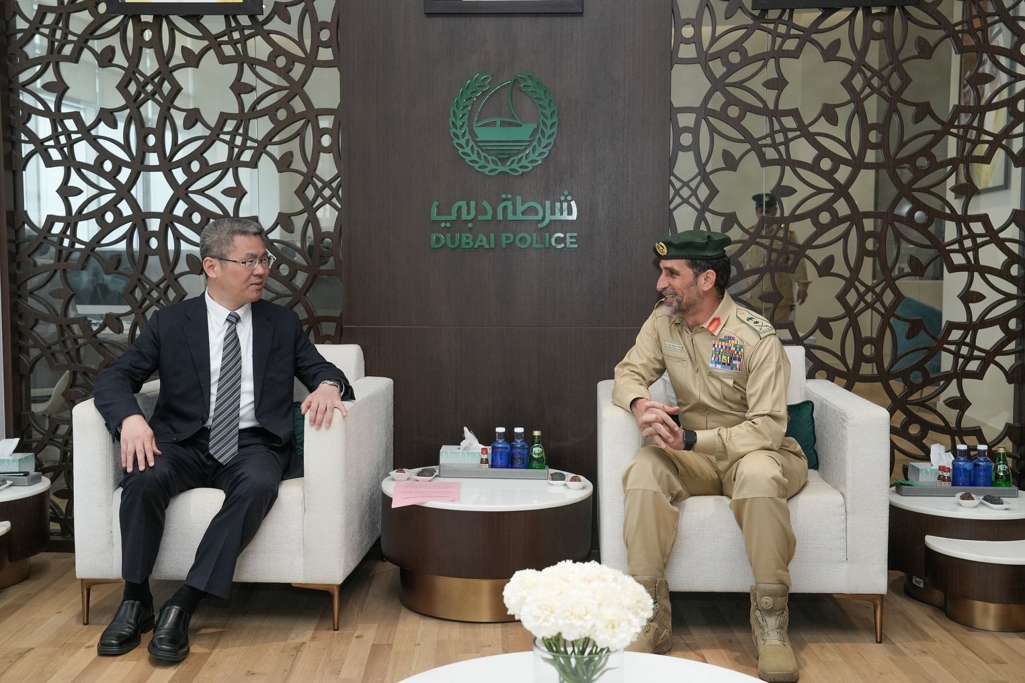 The Vice Governor of Jiangxi visited Dubai Police General Headquarters.