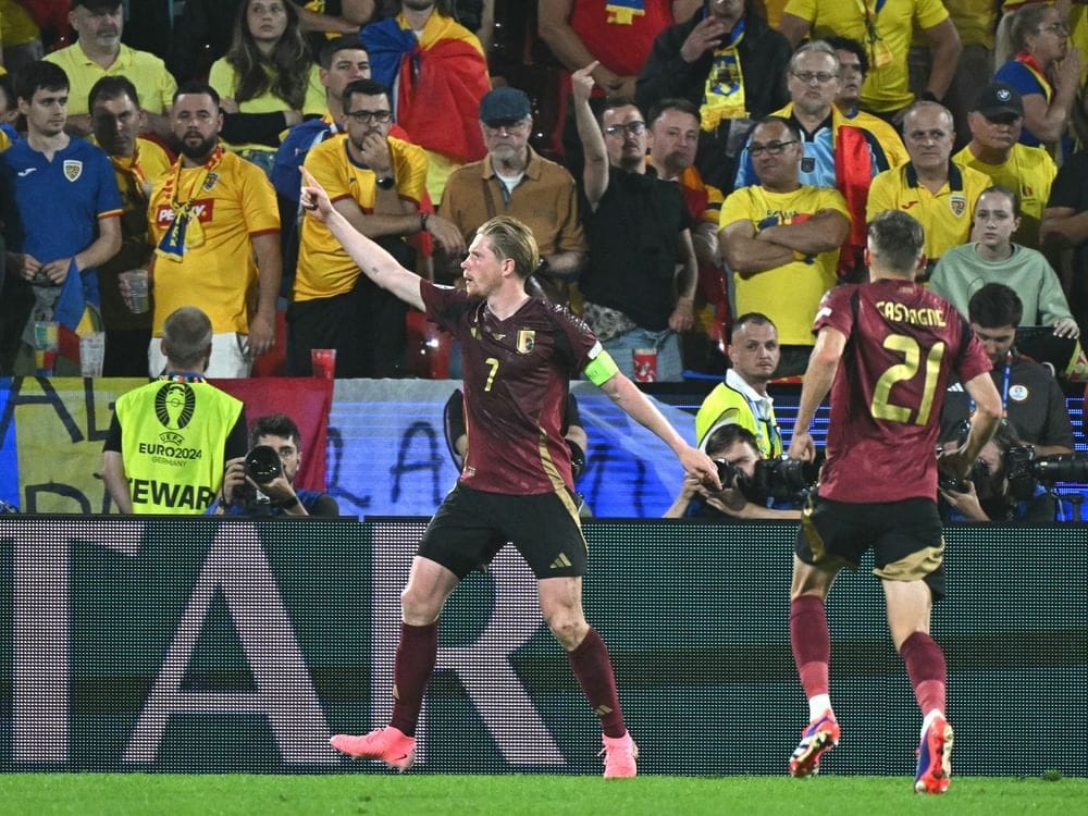 Belgium defeated Romania 2-0 in Euro 2024.