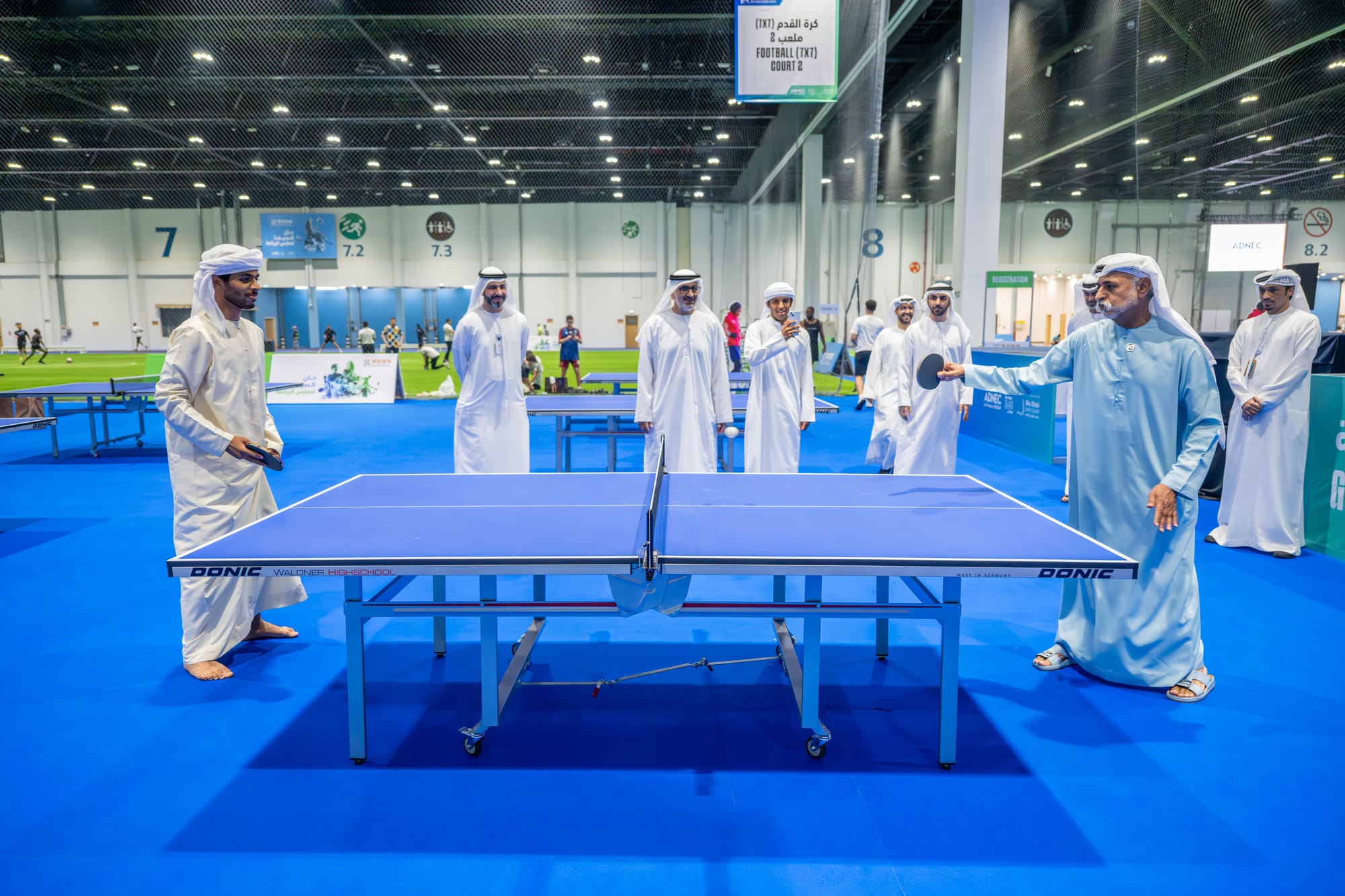 Nahyan bin Mubarak made a special visit to the exciting Abu Dhabi Summer Sports 2024. Join us for an unforgettable experience!