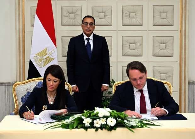 Egypt and the EU have signed four financing agreements.