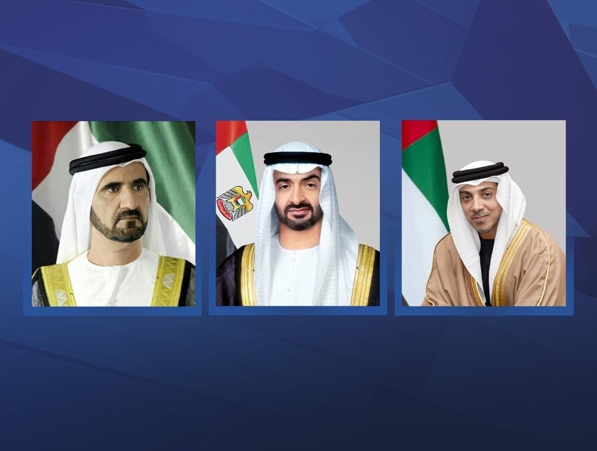 UAE President and Vice Presidents offer condolences to the Emir of Kuwait following the passing of Sheikha Sahera Al-Ahmad Al-Jaber Al-Sabah.