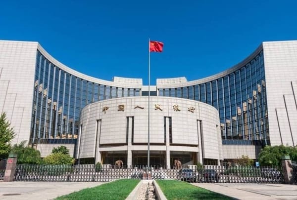 China's central bank injects liquidity through reverse repos.