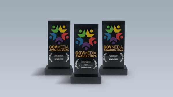 Abu Dhabi Customs won 3 awards at the GovMedia Conference 2024.